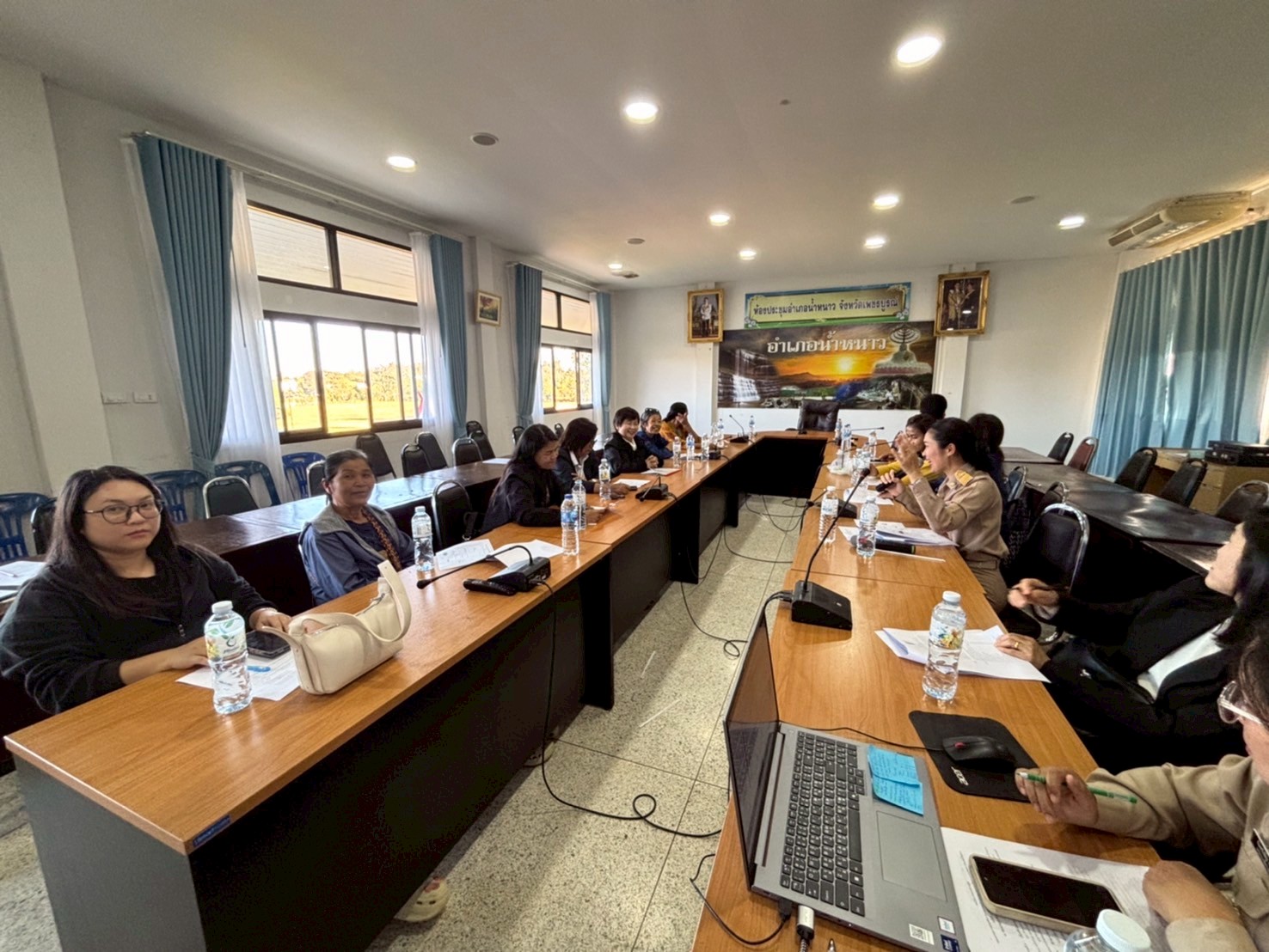 พช.อำเภอน้ำหนาว "จัดประชุมคณะกรรมการฝ่ายจัดการประกวดข้าวหลามและผลผลิตทางการเกษตร อำเภอน้ำหนาว ครั้งที่ 1"