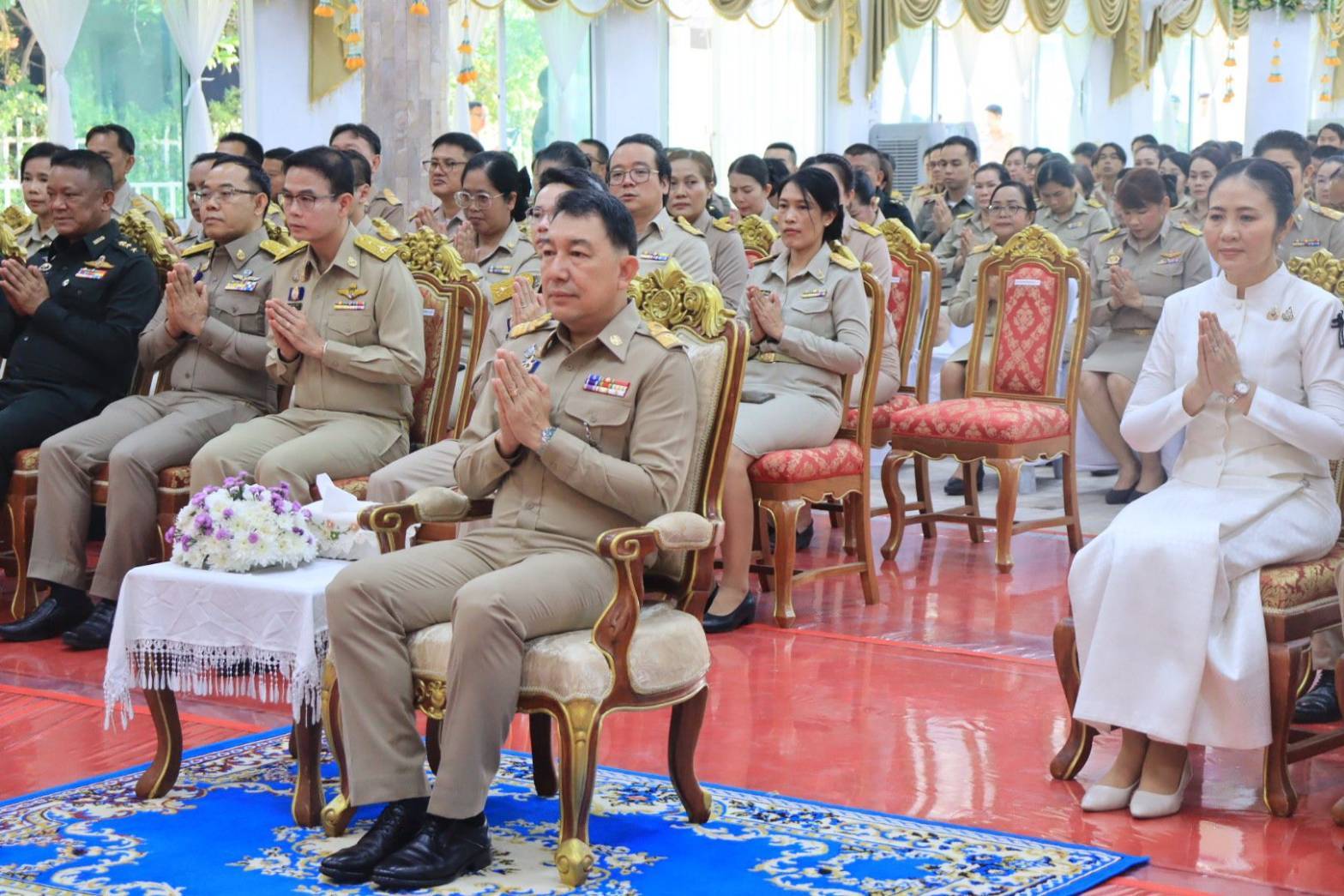 พช.น้ำหนาว ร่วมพิธีถวายพระพรชัยมงคล และทอดผ้าป่าสมทบกองทุนพัฒนาเด็กชนบท ในพระราชูปถัมภ์ฯ ประจำปี 2569