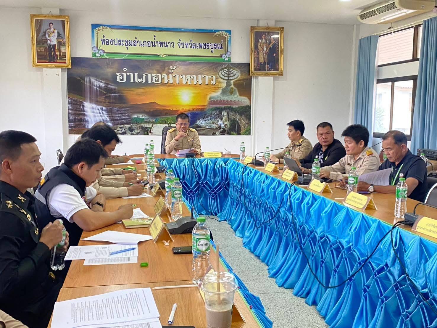 พช.อำเภอน้ำหนาว เข้าร่วมการประชุมหัวหน้าส่วนราชการ และการประชุมคณะกรรมการบริหารงานอำเภอแบบบูรณาการ (กบอ.) อำเภอน้ำหนาว ครั้งที่ 5/2569
