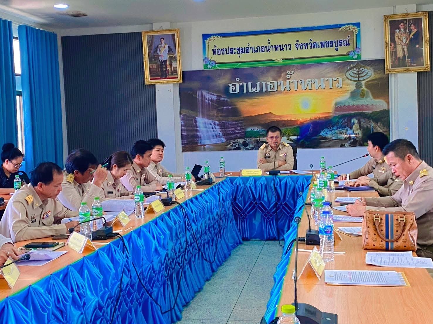 พช.น้ำหนาว ร่วมประชุมเตรียมการจัดงานประเพณีเผาข้าวหลามและมหกรรมของดีอำเภอน้ำหนาว ครั้งที่ 1