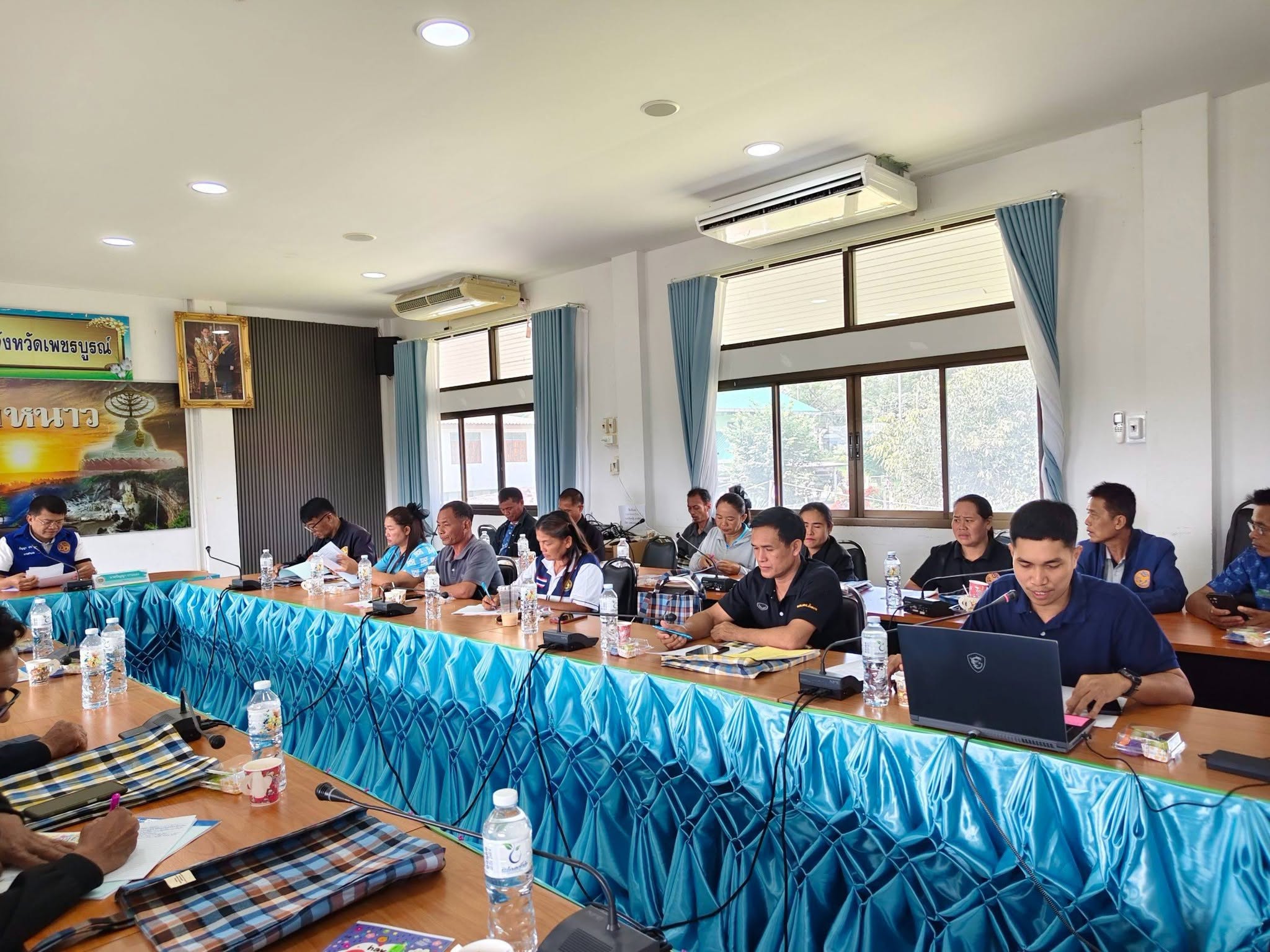 พช.น้ำหนาว จัดประชุมเชิงปฏิบัติการส่งเสริมทักษะการบริหารจัดการกองทุนชุมชนตามหลักธรรมาภิบาล ระดับอำเภอ